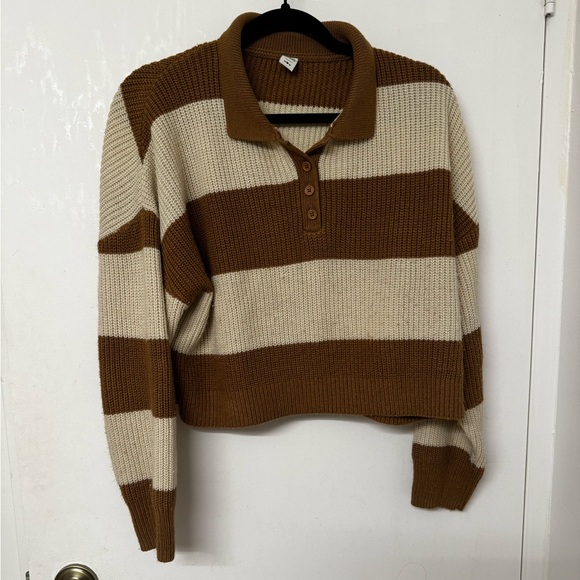 Simon’s striped cropped sweater - Size Medium - Picture 1 of 4